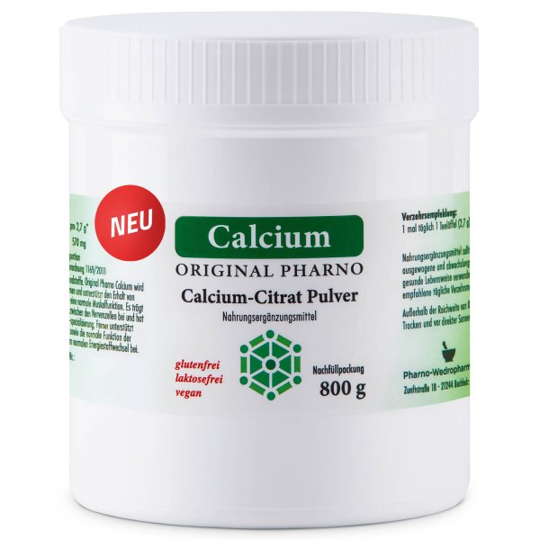 Calcium-Citrat Pulver 800g
